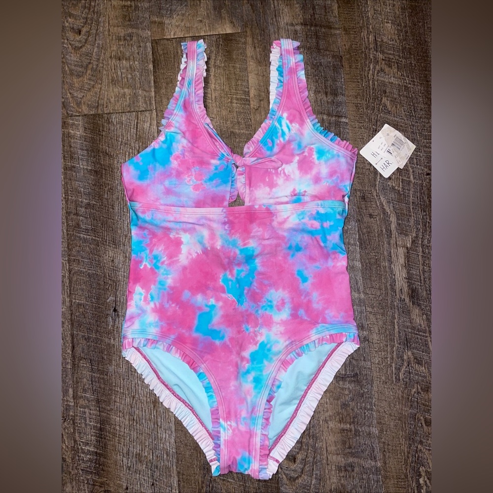 NWT Heart and Harmony Juniors Swimsuit Tye Dye Size 16